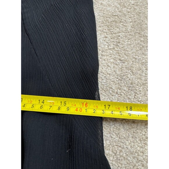 A. Beyer Vintage Y2K  Women Black Drape Goth Handkerchief Hem Skirt Medium USA - Picture 10 of 15